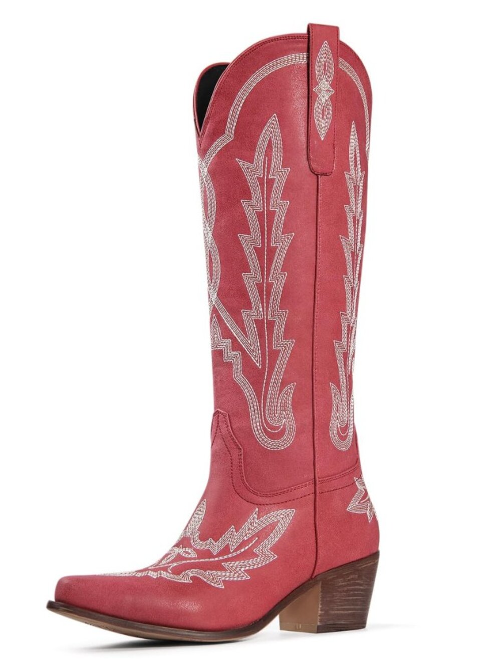Cowboy Boots for Women Knee High Cowgirl Boots with Embroidered